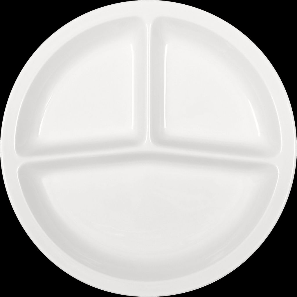 Abteilteller SYSTEMLINE, dreigeteilt