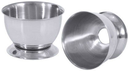 Eierbecher, mit Loch