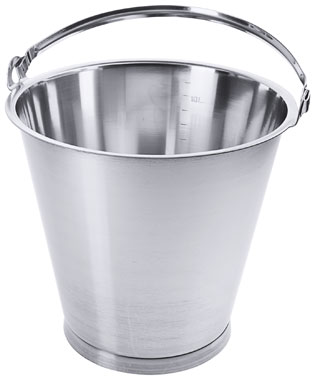 Eimer, mit verstärktem Bodenreifen