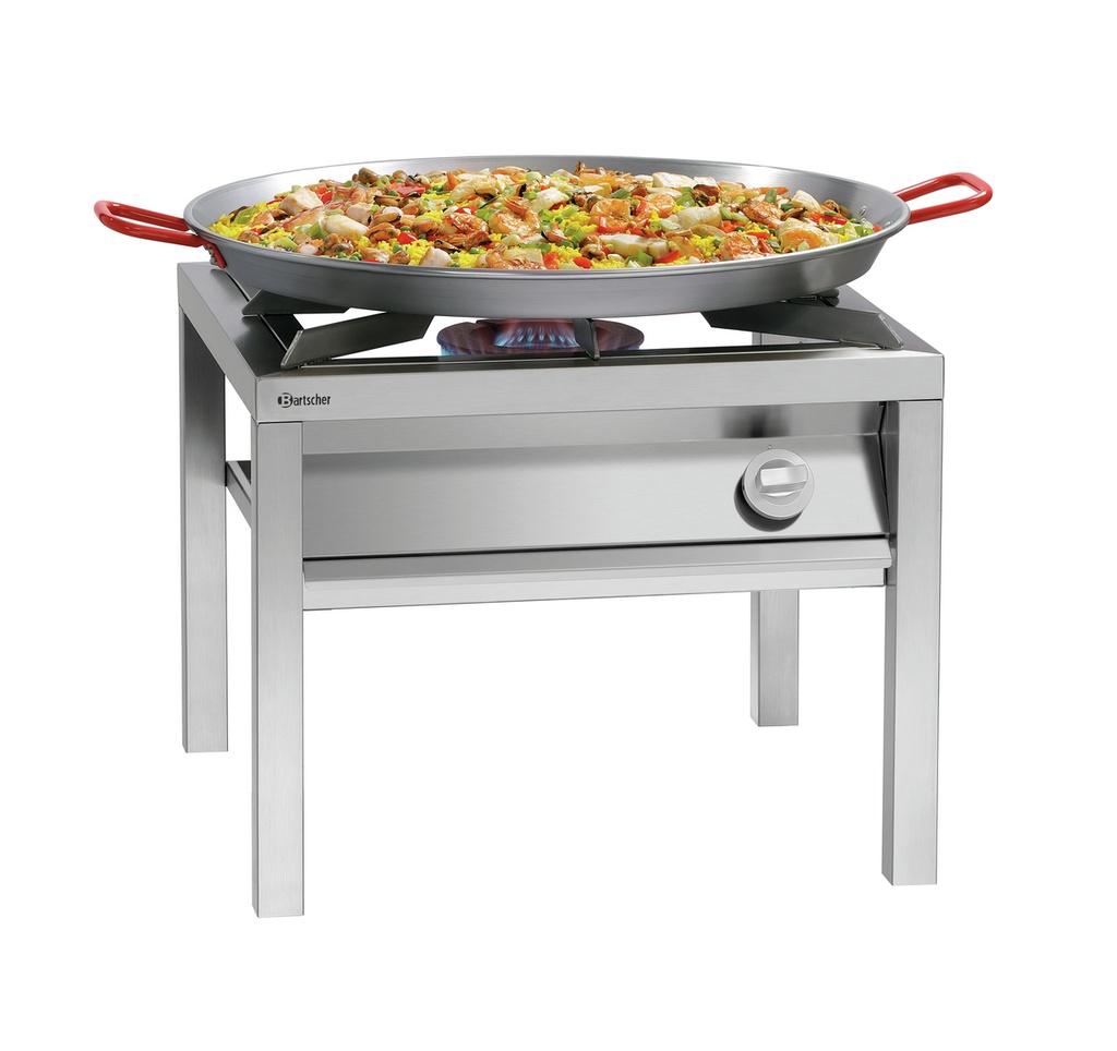 Gas-Hockerkocher, mit Einkreisbrenner