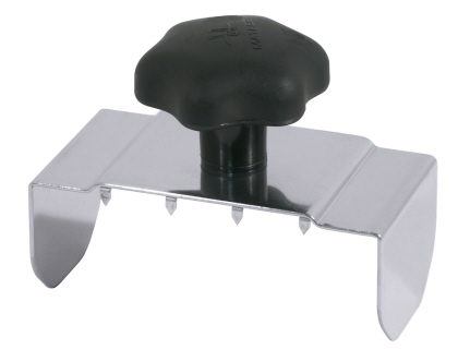 Mandoline, mit Restehalter