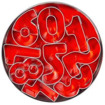 Ausstechform, Ziffern