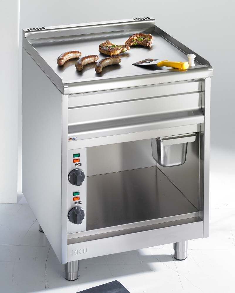 Duplex-Elektro-Griddleplatten TH65, glatt