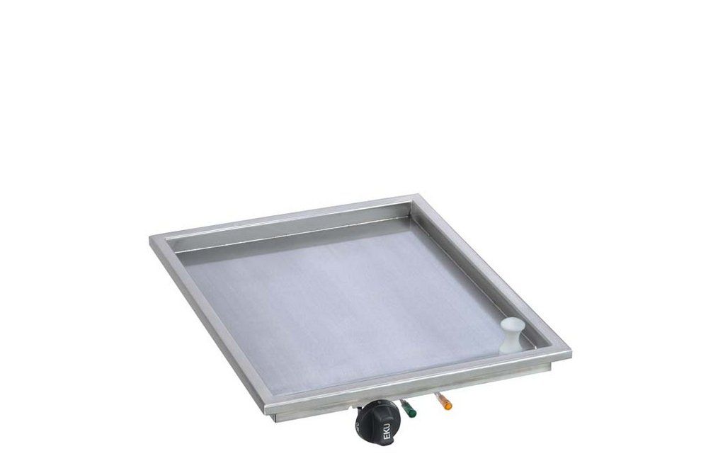 Duplex-Elektro-Griddleplatten INTE, glatt