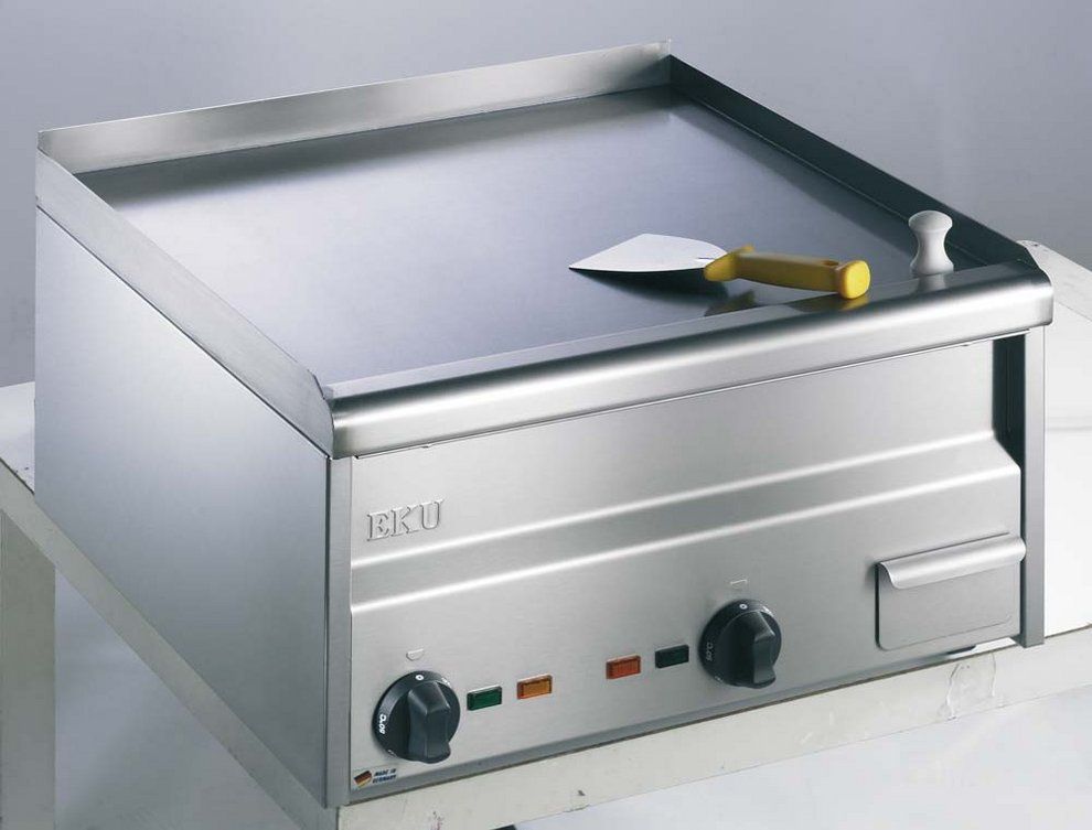 Elektro-Griddleplatten SNAK, glatt/gerillt