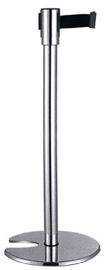 Gurtabsperrpfosten, mit Gurtband