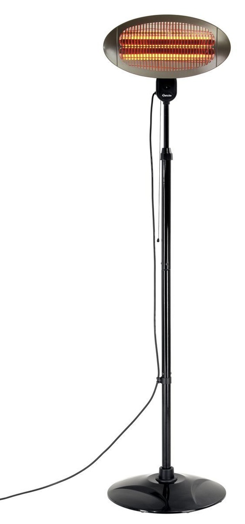 Heizstrahler, mit Quartz-Heizstrahler