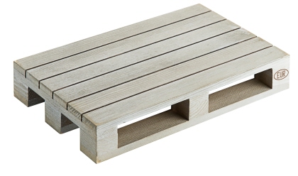 Holzpalette, grau