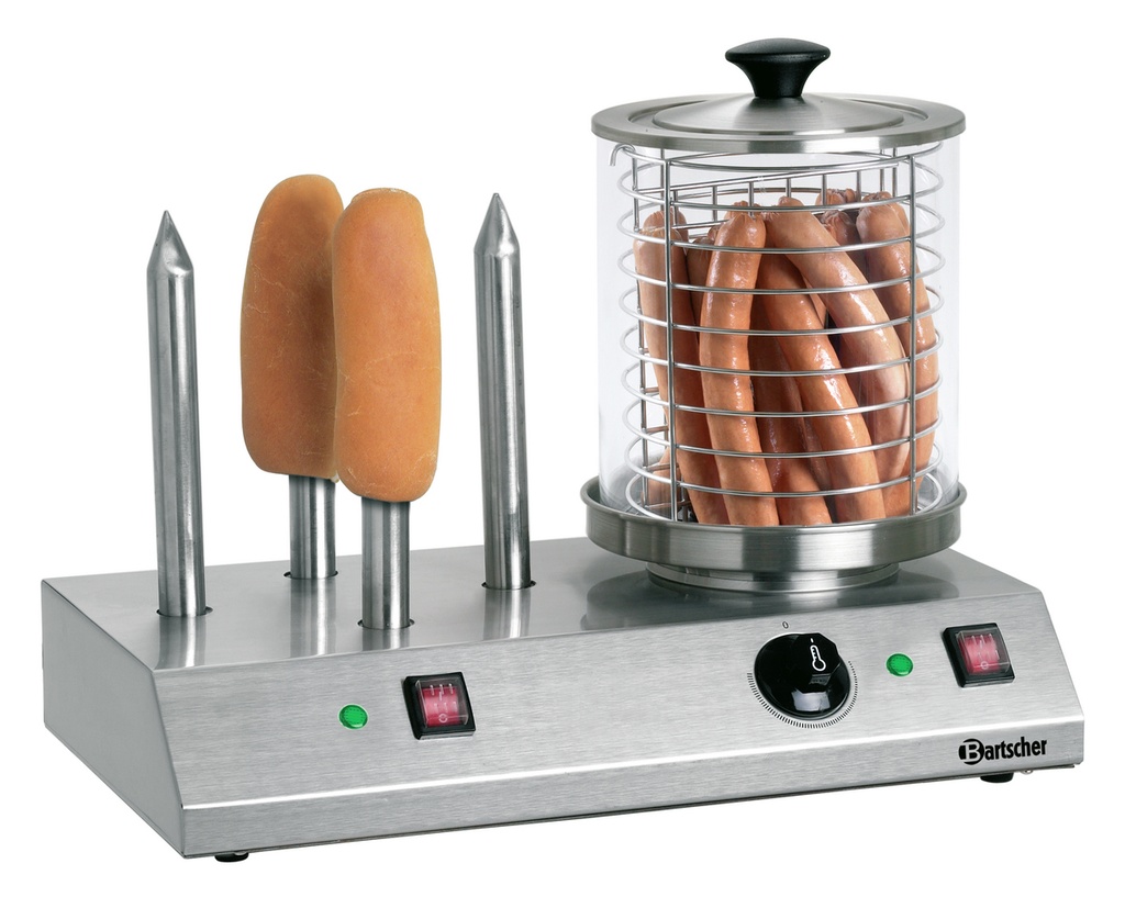 Hot-Dog-Gerät, mit 4 Toaststangen