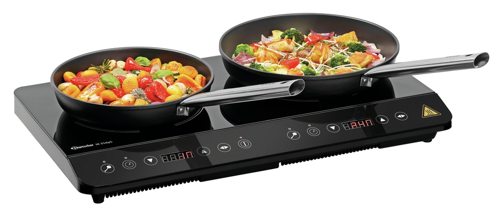 Induktionskocher, mit 2 Kochfeldern
