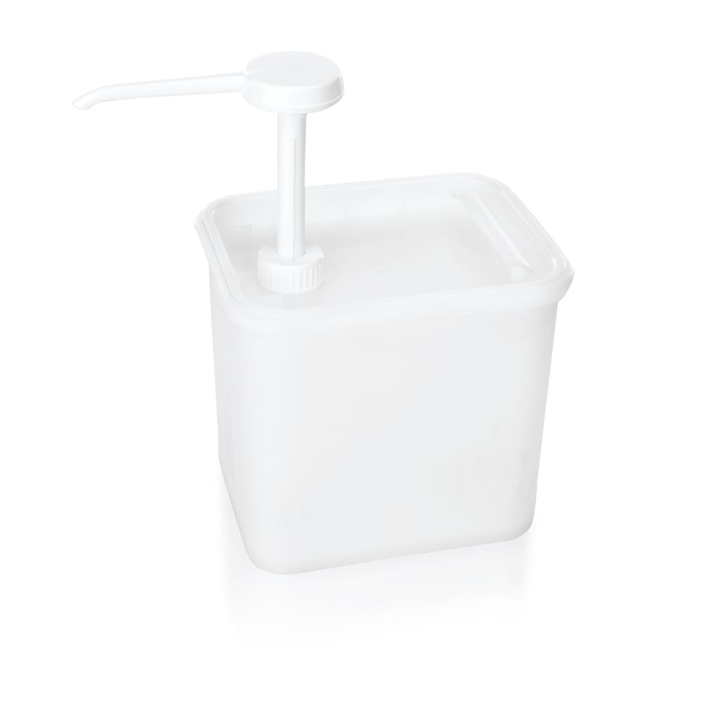 Ketchup/Senfspender, mit Pumpe